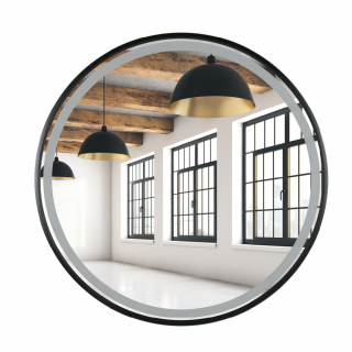 Lustro łazienkowe naścienne Faneco Scandi LED 60 × 60 cm