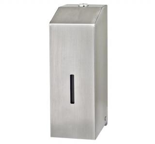 Metalowy dozownik mydła w płynie Sanitario 1000 ml, stal nierdzewna matowa