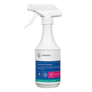 Mleczko do pielęgnacji mebli Medisept Wood Clean 0.5 litra