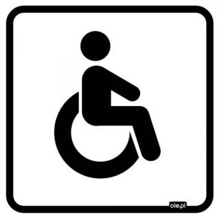 Oznaczenie toalety dla niepełnosprawnych