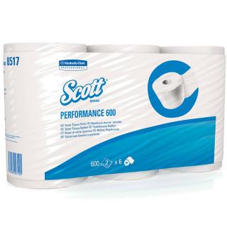 Papier toaletowy Kimberly Clark SCOTT PERFORMANCE 36 rolek 2 warstwy 72 m średnica 13.1 cm biały makulatura