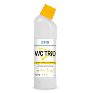 Płyn do czyszczenia i dezynfekcji toalet Roko PROFESSIONAL WC TRIO 0,75 litra