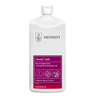 Płyn do dezynfekcji rąk Medisept Velodes Soft 0.5 litra