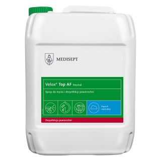 Płyn do dezynfekcji sprzętu medycznego Medisept Velox Top AF 5 litrów neutralny