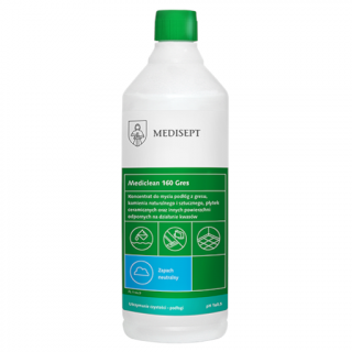 Płyn do gruntownego czyszczenia posadzek Medisept Gres Clean 1 litr