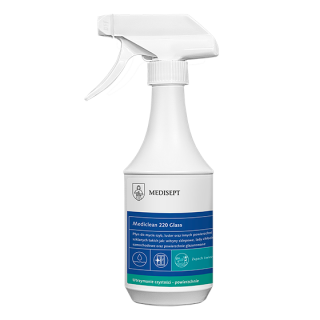 Płyn do szyb Medisept Glass Clean 0.5 litra ze spryskiwaczem