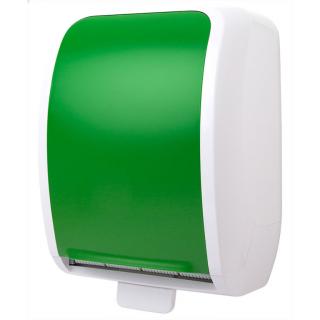 Podajnik na ręczniki papierowe w rolce COSMOS autocut JM-Metzger plastik zielony
