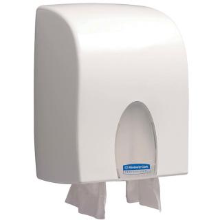 Podajnik na ręczniki papierowe ZZ Kimberly Clark DUAL, białe tworzywo ABS