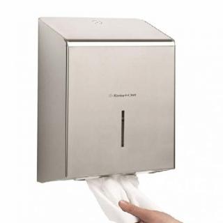 Podajnik na ręczniki papierowe ZZ Kimberly Clark PROFESSIONAL, stal nierdzewna matowa