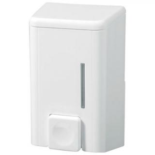 Pojemnik na mydło w płynie Bisk MASTERLINE a1 500 ml, białe tworzywo ABS