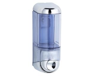 Pojemnik na mydło w płynie Merida MINI 170 ml, srebrne tworzywo ABS