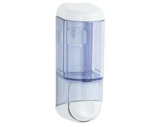 Pojemnik na mydło w płynie Merida MINI 170 ml, transparentne tworzywo ABS