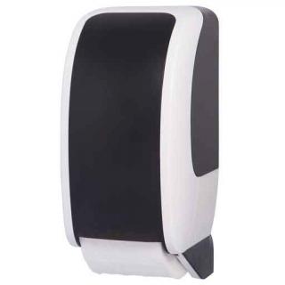 Pojemnik na papier toaletowy 2 rolki JM-Metzger COSMOS Automatic plastik czarno-biały