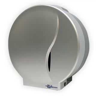 Pojemnik na papier toaletowy Bisk MASTERLINE Midi plastik srebrny