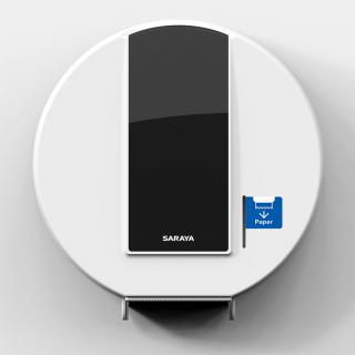 Pojemnik na papier toaletowy SARAYA Midi plastik biało - szary