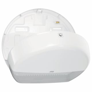Pojemnik na papier toaletowy w rolce Jumbo Tork, białe tworzywo ABS
