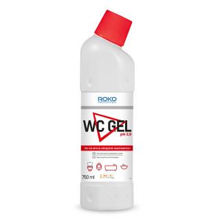 Preparat do czyszczenia sanitariatów Roko PROFESSIONAL WC ŻEL 750ml