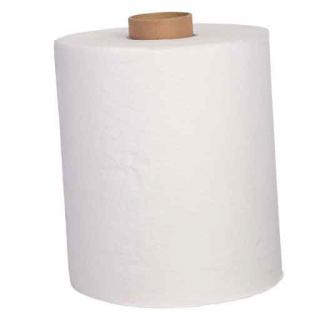 Ręcznik papierowy w rolce JM-Metzger 1 warstwa 230 m biały celuloza 6 szt.