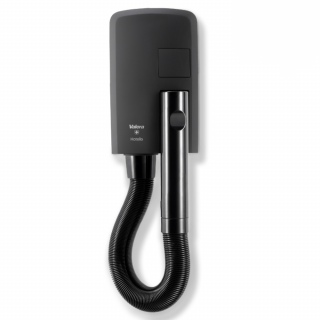 Suszarka hotelowa do włosów Valera Hotello Black 1200 W, czarne tworzywo ABS