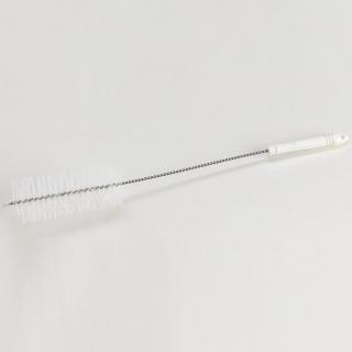 Szczotka do rur i butelek Aricasa 50 cm fi 6 cm biała