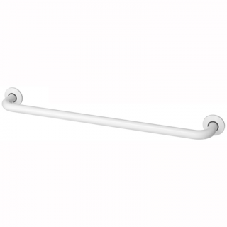 Uchwyt dla niepełnosprawnych prosty Faneco ⌀ 32 mm, 70 cm, stal kolor biały
