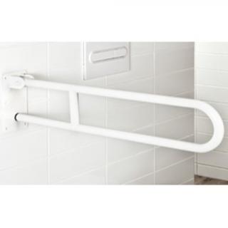 Uchwyt dla niepełnosprawnych uchylny ⌀ 25, 70 cm PRO Bisk, stal kolor biały