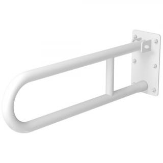 Uchwyt dla niepełnosprawnych uchylny Faneco ⌀ 32 mm, 60 cm, stal kolor biały