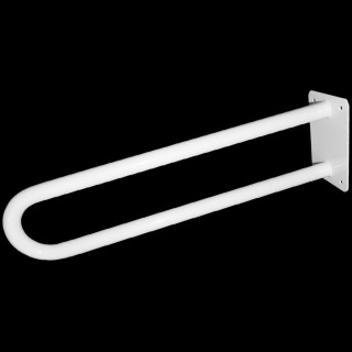 Uchwyt dla niepełnosprawnych umywalkowy stały Faneco ⌀ 25 mm, 50 cm, stal kolor biały