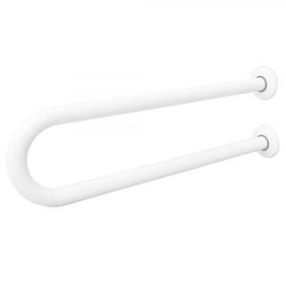 Uchwyt dla niepełnosprawnych umywalkowy stały Faneco ⌀ 32 mm, 50 cm, stal kolor biały