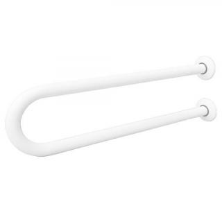 Uchwyt dla niepełnosprawnych umywalkowy stały Faneco ⌀ 32 mm, 70 cm, stal kolor biały