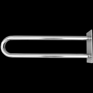 Uchwyt dla niepełnosprawnych umywalkowy stały na płytce Faneco ⌀ 32 mm, 70 cm, stal nierdzewna polerowana