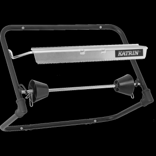 Uchwyt na czyściwo w rolce 40 cm Katrin, stal kolor czarny