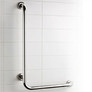 Uchwyt pod prysznic L ⌀ 25, 55 cm PRO Bisk, stal nierdzewna polerowana