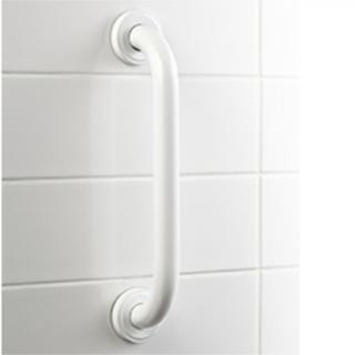 Uchwyt pod prysznic prosty ⌀ 25, 25 cm PRO Bisk, stal kolor biały
