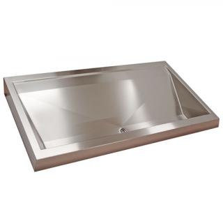 Umywalka stalowa szeregowa KWC PRESTIGE 1200 × 150 × 570 mm