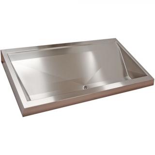 Umywalka stalowa szeregowa KWC PRESTIGE 1400 × 150 × 570 mm