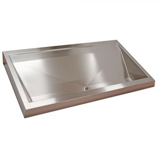 Umywalka stalowa szeregowa KWC PRESTIGE 2100 × 150 × 570 mm