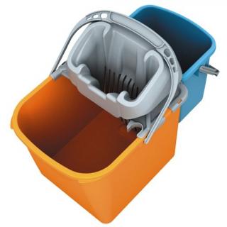 Zestaw do sprzątania: wiadra 6 l i 20 litrów z wyciskarką PIKO IV Splast