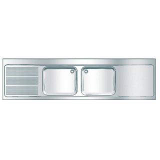 Zlew gospodarczy KWC 700 × 1000 × 2600 mm