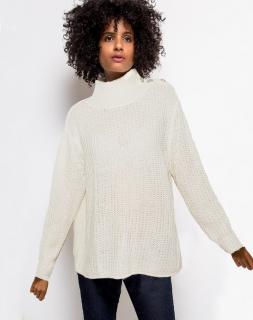 Sweter oversize ecru