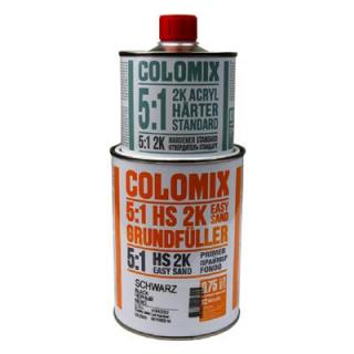 Colomix Podkład wypełniający akrylowy 5:1 HS 2K czarny 0.75L + 0.15L utw.