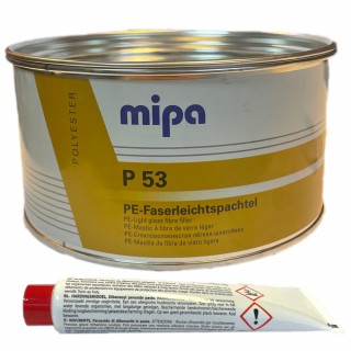 MIPA Szpachlówka P53 z włóknem lekka - żółta 1L