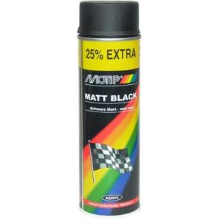 Motip lakier akrylowy czarny mat spray 500ml.