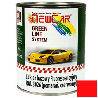 NewCar Lakier bazowy FLUORESCENCYJNY RAL 3026 POMARAŃCZOWO-CZERWONY