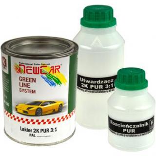 NewCar Lakier poliuretanowy RAL 3005 połysk 3:1 kpl. (1L+utw.+roz.)
