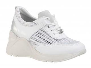 Sneakersy damskie Hispanitas HV09964 Hispanitas HV09964 ROBERTA-V20 WHITE sneakersy półbuty damskie białe