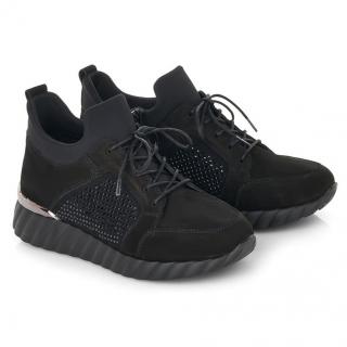 Sneakersy damskie Remonte D5976-02 BLACK Remonte D5976-02 BLACK sneakersy damskie czarne