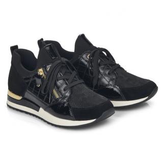 Sneakersy damskie Remonte R2529-01 BLACK Remonte R2529-01 BLACK sneakersy damskie czarne