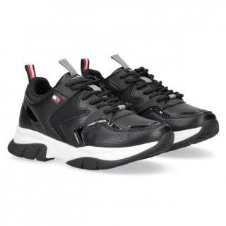 Sneakersy damskie Tommy Hilfiger T3A4-31177-0518999 Tommy Hilfiger T3A4-31177-0518999 sneakersy damskie czarne
