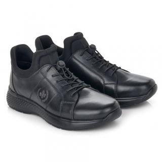 Sneakersy męskie Rieker B7694-00 BLACK Rieker B7694-00 BLACK sneakersy męskie czarne